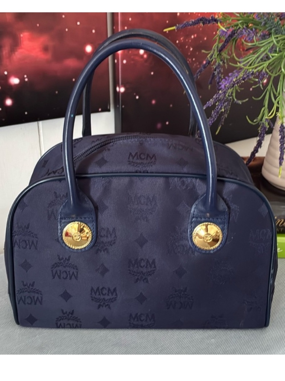 Vintage MCM Boston Bag